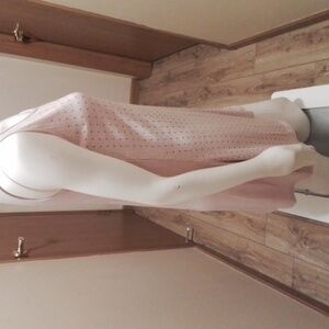 New! JR pink knit sundress with bling! Size S/M. Tags attached.